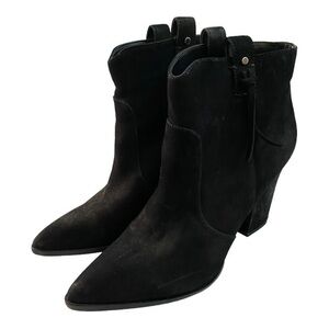 Sam Edelman Black Suede Ankle Boots - Size 9.5